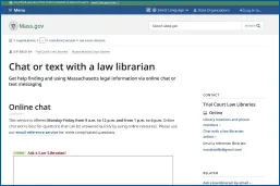 Chat with a Law Librarian