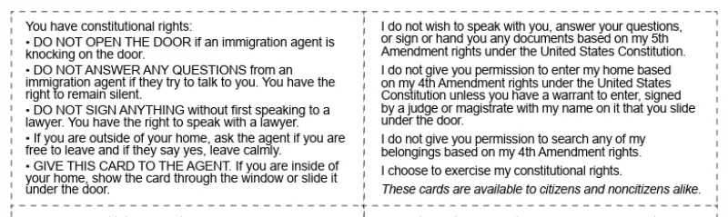 Screenshot of file for printing your own red cards